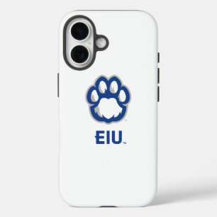 Eastern Illinois Panthers Paw Print & EIU iPhone 16 Hoesje