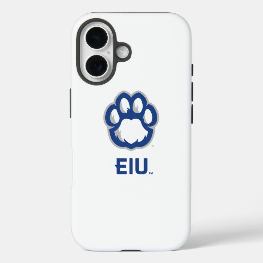 Eastern Illinois Panthers Paw Print & EIU Case-Mate iPhone Case (Achterkant)