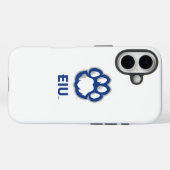 Eastern Illinois Panthers Paw Print & EIU Case-Mate iPhone Case (Achterkant (horizontaal))