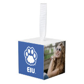 Eastern Illinois Panthers Paw Print & EIU Decoratie (Voorkant hoekig)