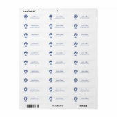 Eastern Illinois Panthers Paw Print & EIU Etiket (Full Sheet)