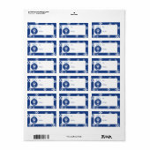 Eastern Illinois Panthers Paw Print & EIU Etiket (Full Sheet)