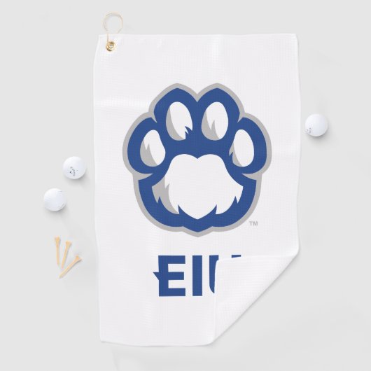 Eastern Illinois Panthers Paw Print & EIU Golfhanddoek (Insitu)