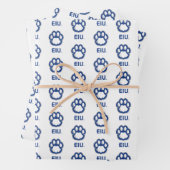 Eastern Illinois Panthers Paw Print & EIU Inpakpapier Vel (In situ)