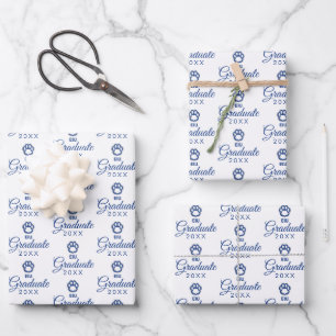 Eastern Illinois Panthers Paw Print & EIU Inpakpapier Vel