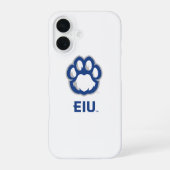 Eastern Illinois Panthers Paw Print & EIU iPhone 16 Hoesje (Achterkant)