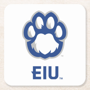 Eastern Illinois Panthers Paw Print & EIU Kartonnen Onderzetters