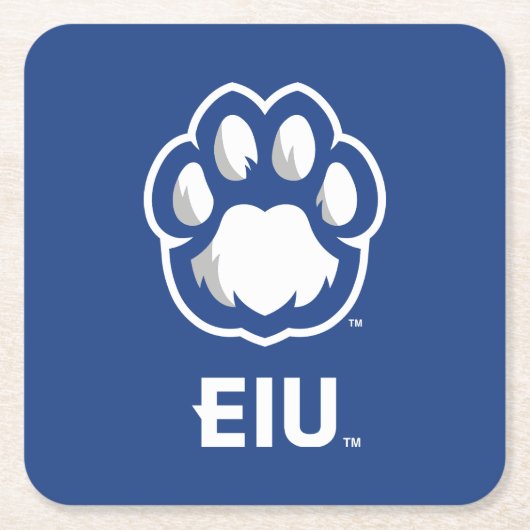 Eastern Illinois Panthers Paw Print & EIU Kartonnen Onderzetters (Voorkant)