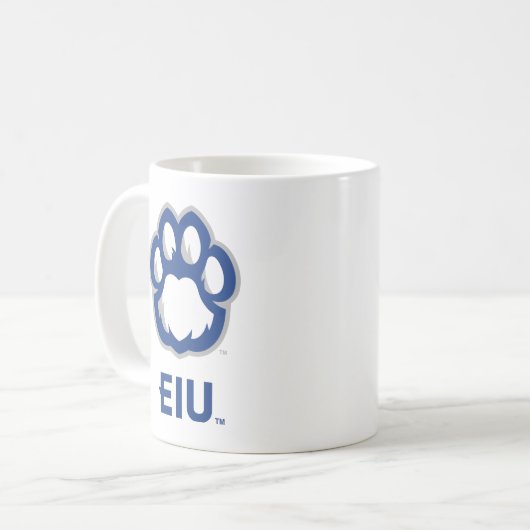 Eastern Illinois Panthers Paw Print & EIU Koffiemok (Voorkant links)