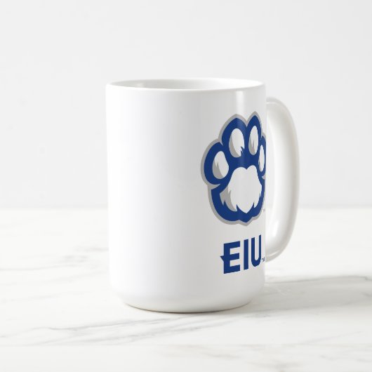 Eastern Illinois Panthers Paw Print & EIU Koffiemok (Voorkant rechts)