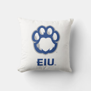 Eastern Illinois Panthers Paw Print & EIU Kussen