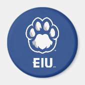 Eastern Illinois Panthers Paw Print & EIU Magneet (Voorkant)