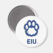 Eastern Illinois Panthers Paw Print & EIU Magneet (Voorkant / Achterkant)