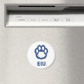 Eastern Illinois Panthers Paw Print & EIU Magneet (Insitu (Vaatwasser))