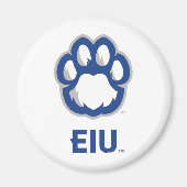 Eastern Illinois Panthers Paw Print & EIU Magneet (Voorkant)