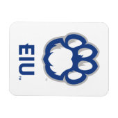 Eastern Illinois Panthers Paw Print & EIU Magneet (Horizontaal)