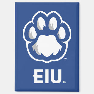 Eastern Illinois Panthers Paw Print & EIU Magneet