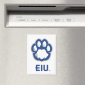 Eastern Illinois Panthers Paw Print & EIU Magneet (Insitu (Vaatwasser))