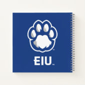 Eastern Illinois Panthers Paw Print & EIU Notitieboek (Achterkant)