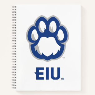 Eastern Illinois Panthers Paw Print & EIU Notitieboek