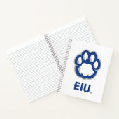 Eastern Illinois Panthers Paw Print & EIU Notitieboek (Binnen)
