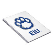Eastern Illinois Panthers Paw Print & EIU Notitieboek (Rechterzijde)