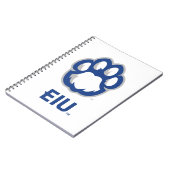 Eastern Illinois Panthers Paw Print & EIU Notitieboek (Linkerzijde)