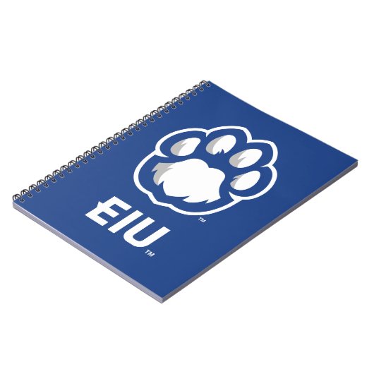 Eastern Illinois Panthers Paw Print & EIU Notitieboek (Linkerzijde)