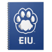 Eastern Illinois Panthers Paw Print & EIU Notitieboek (Voorkant)