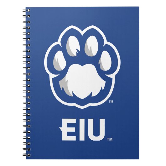 Eastern Illinois Panthers Paw Print & EIU Notitieboek (Voorkant)