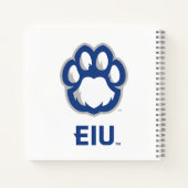 Eastern Illinois Panthers Paw Print & EIU Notitieboek (Achterkant)