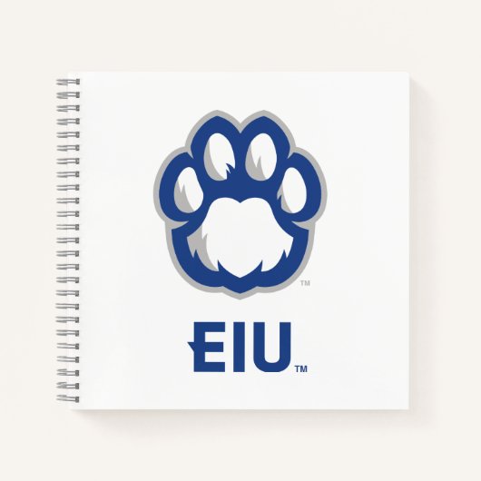 Eastern Illinois Panthers Paw Print & EIU Notitieboek (Voorkant)