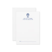 Eastern Illinois Panthers Paw Print & EIU Notitiekaartje (Voorkant / Achterkant in situ)