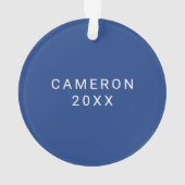 Eastern Illinois Panthers Paw Print & EIU Ornament (achterkant)