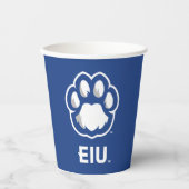 Eastern Illinois Panthers Paw Print & EIU Papieren Bekers (Voorkant)