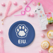 Eastern Illinois Panthers Paw Print & EIU Papieren Bordje (Feest)