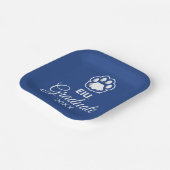 Eastern Illinois Panthers Paw Print & EIU Papieren Bordje (Gebogen)