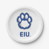 Eastern Illinois Panthers Paw Print & EIU Papieren Bordje (Voorkant)