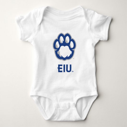 Eastern Illinois Panthers Paw Print & EIU Romper (Voorkant)