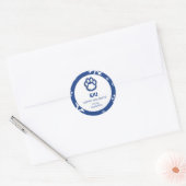 Eastern Illinois Panthers Paw Print & EIU Ronde Sticker (Envelop)