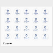 Eastern Illinois Panthers Paw Print & EIU Ronde Sticker (Vel)