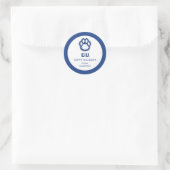 Eastern Illinois Panthers Paw Print & EIU Ronde Sticker (Tas)