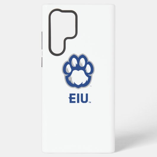 Eastern Illinois Panthers Paw Print & EIU Samsung Galaxy Hoesje (Achterkant)