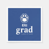 Eastern Illinois Panthers Paw Print & EIU Servet (Voorkant)