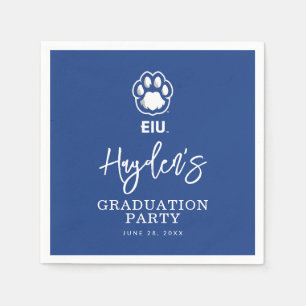 Eastern Illinois Panthers Paw Print & EIU Servet