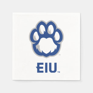 Eastern Illinois Panthers Paw Print & EIU Servet