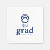 Eastern Illinois Panthers Paw Print & EIU Servet (Voorkant)