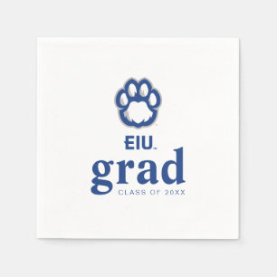 Eastern Illinois Panthers Paw Print & EIU Servet