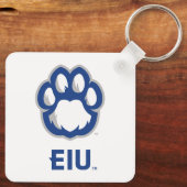 Eastern Illinois Panthers Paw Print & EIU Sleutelhanger (Achterkant)