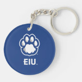 Eastern Illinois Panthers Paw Print & EIU Sleutelhanger (Achterkant)